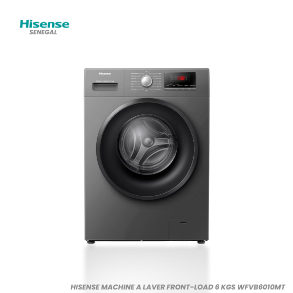HISENSE MACHINE A LAVER FRONT-LOAD 6 KGS WFVB6010MT
