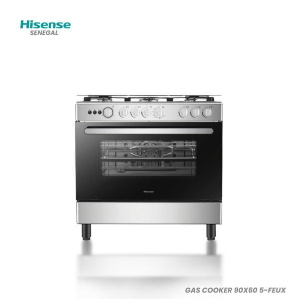 HISENSE GAS COOKER 90*60 5-FEUX