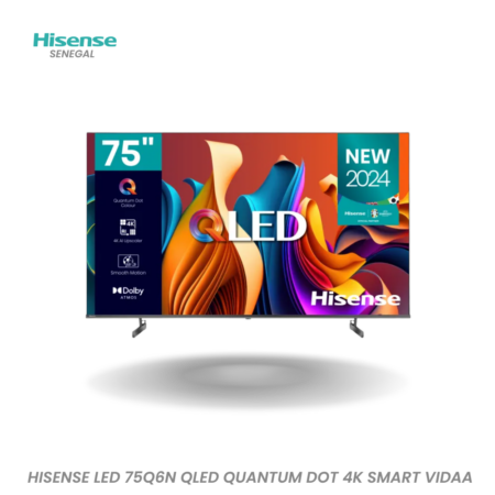 HISENSE LED 75Q6N QLED QUANTUM DOT 4K SMART VIDAA
