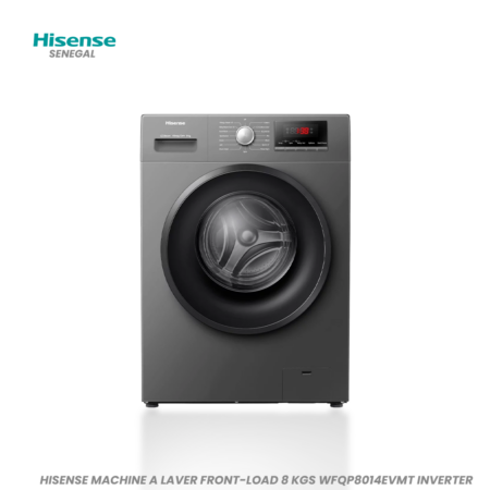 HISENSE MACHINE A LAVER FRONT-LOAD 8 KGS WFQP8014EVMT INVERTER
