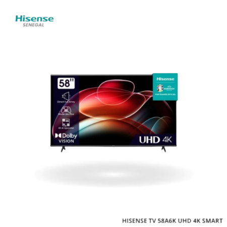 HISENSE TV 58A6K UHD 4K SMART VIDAA