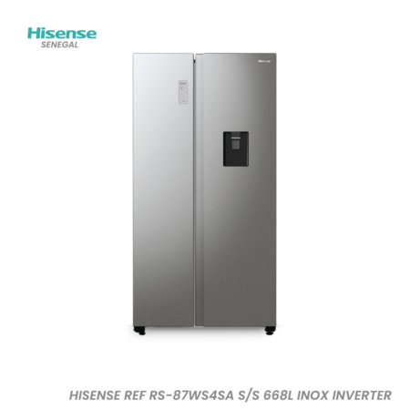 HISENSE REF RS-87WS4SA S/S 668L INOX INVERTER