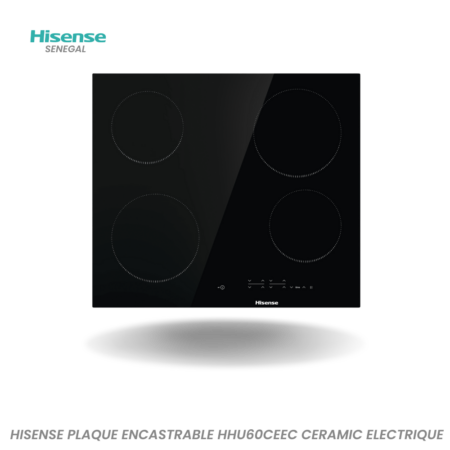 HISENSE PLAQUE ENCASTRABLE HHU60CEEC 60CM CERAMIC ELECTRIQUE
