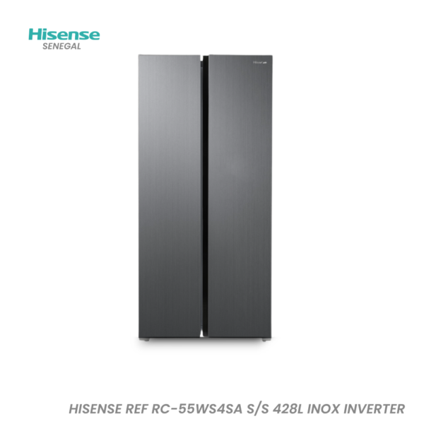 HISENSE REF RC-55WS4SA S/S 428L INOX INVERTER