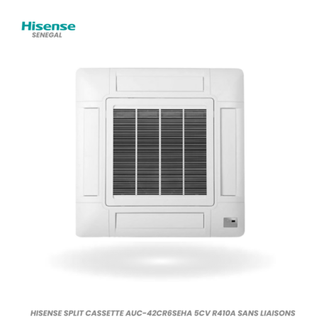 HISENSE SPLIT CASSETTE AUC-42CR6SEHA 5cv R410a Sans LIAISONS