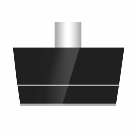 Hotte de Cuisine TECHNOLUX 90X60 Avec Sortie Verre Noir BG