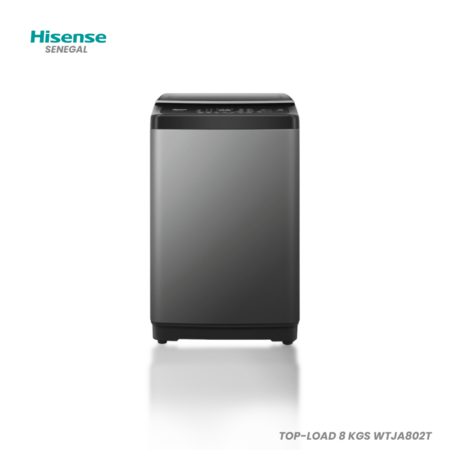 HISENSE MACHINE A LAVER TOP-LOAD 8 KGS WTJA802T