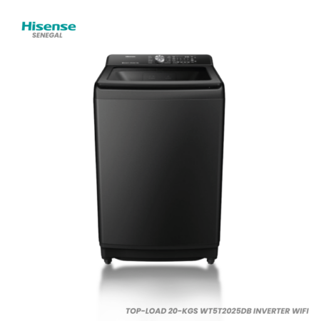 HISENSE MACHINE A LAVER TOP-LOAD 20-KGS WT5T2025DB INVERTER WIFI