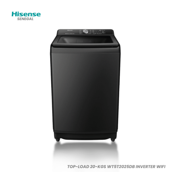 HISENSE MACHINE A LAVER TOP-LOAD 20-KGS WT5T2025DB INVERTER WIFI