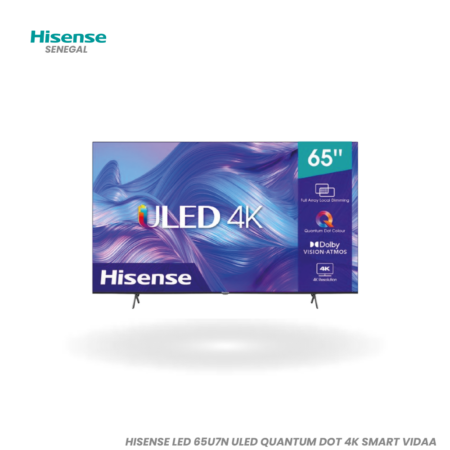 HISENSE TV 65U7N 4K SMART VIDAA