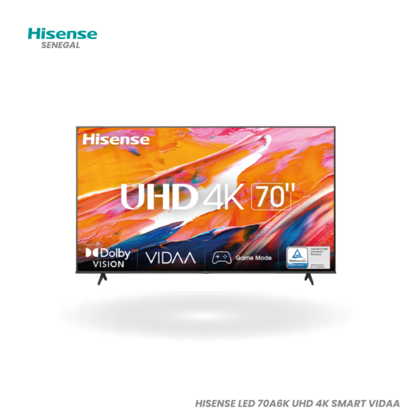 HISENSE TV 70A6K 4K SMART VIDAA