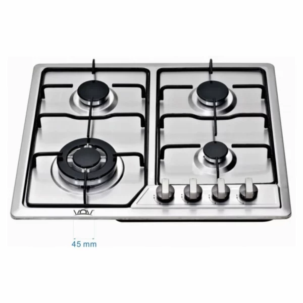 Plaque Vov Encastrable 4 Feux 60X60 INOX