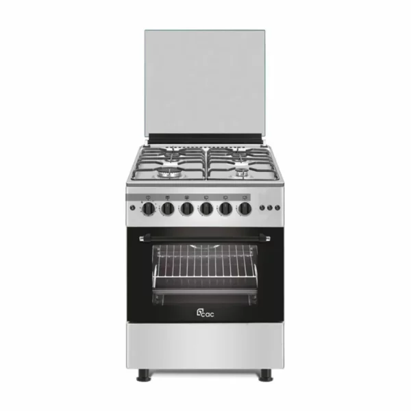 Cuisiniere Cac 4 Feux 60X60 Full Option Inox