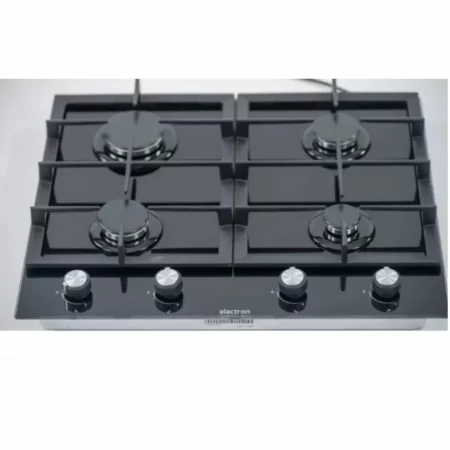 Plaque Elactron Encastrable 4 Feux 60X60 A Gaz Mirroir