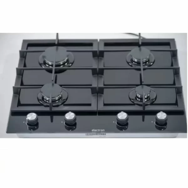 Plaque Elactron Encastrable 4 Feux 60X60 A Gaz Mirroir