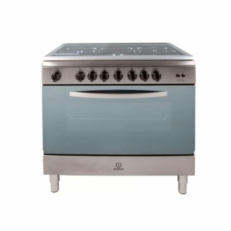Cuisinière INDESIT 5 Feux 90×60 Inox BIM951EGS