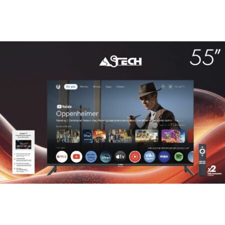 Télévision Astech 55″ Pouces (140 cm) TV Led Smart Android TV