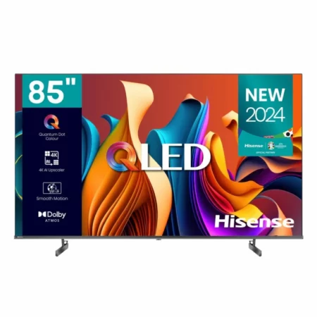 Téléviseur Hisense 85″ LED Smart Vidaa 4K QLED Quantum Dot