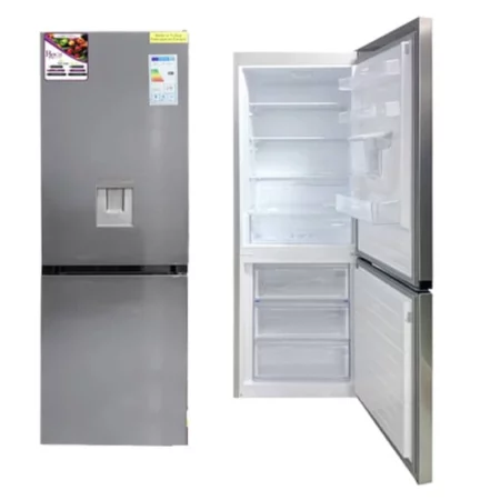 Réfrigérateur Roch Combiné 3 Tiroirs 360 Litres avec Fontaine Gris 360DB-B