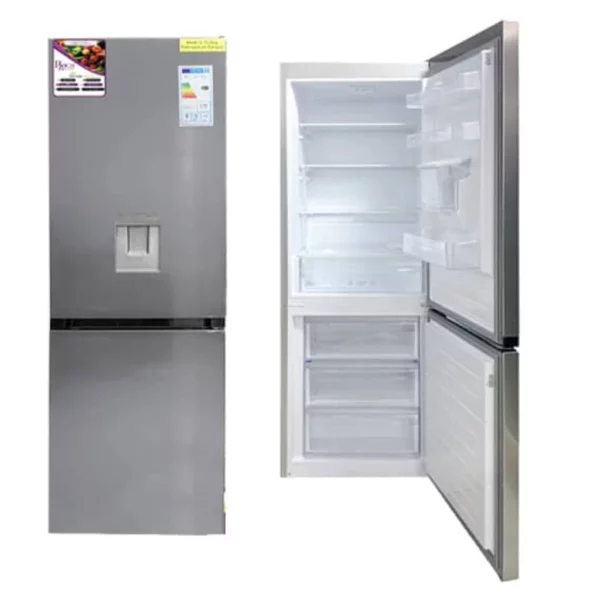 Réfrigérateur Roch Combiné 3 Tiroirs 360 Litres avec Fontaine Gris 360DB-B