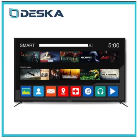 Téléviseur DESKA Smart 32″ pouces HD – 32CF83E – Connectivité et Streaming