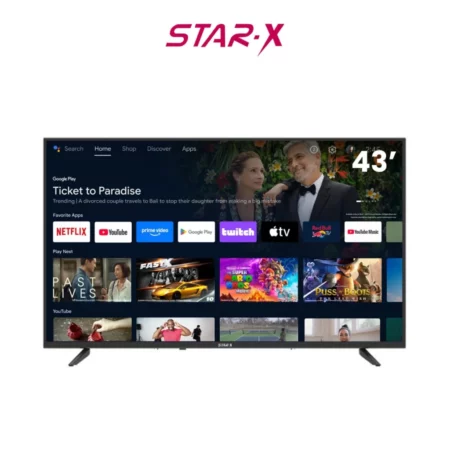 Téléviseur STAR X 43″ Smart Android LN6900S – Plongez dans un Divertissement Intuitif !